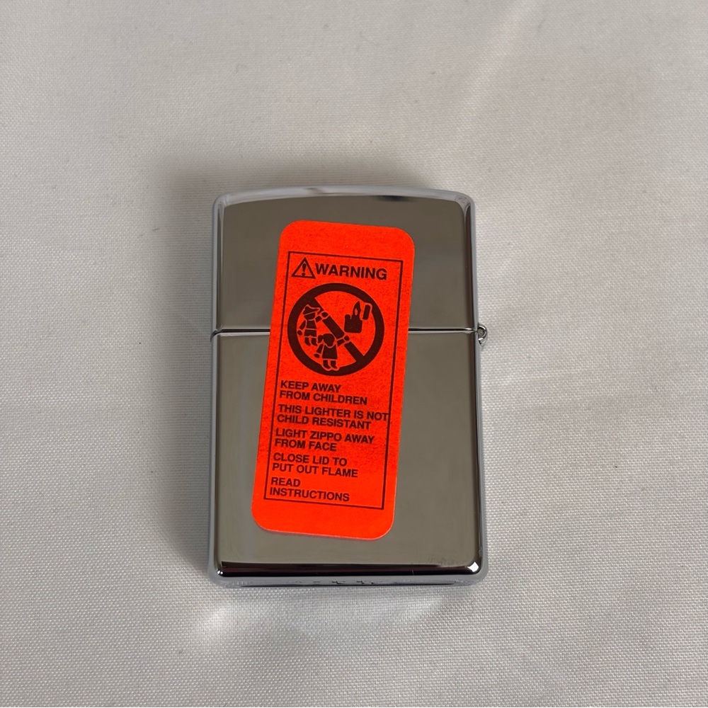 Zippo Vintage Team Winston Jimmy Spencer #23 Chrome Lighter New Mint Condition - Picture 2 of 3